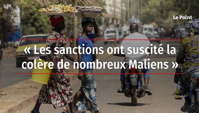 « Les sanctions ont suscité la colère de nombreux Maliens »